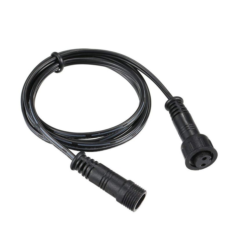 SMY Lighting Extension Cord Black Outdoor 3.3 ft Cable with Male and Female Connectors 1Meter/PCS 5Pack for SMY Lighting LED Deck Lights-UL Listed - Image 5